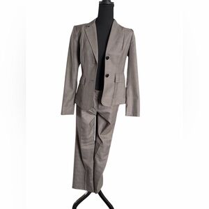 Calvin Klein Taupe Grey Two-Piece Suit